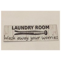 Laundry Room Wash Away Your Worries Sign Room Rustic Wall Plaque House Country    302242783785